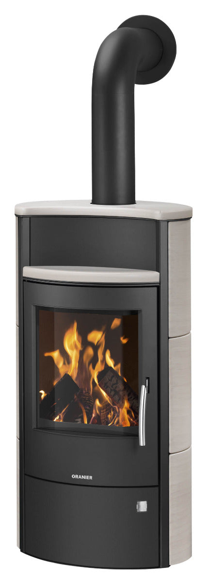 Oranier Kaminofen Pori 7 Stahl Schwarz, Keramik Freddo | klimaworld.com