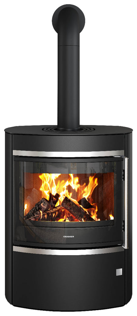 Oranier Kaminofen Feras Stahl Schwarz | klimaworld.com