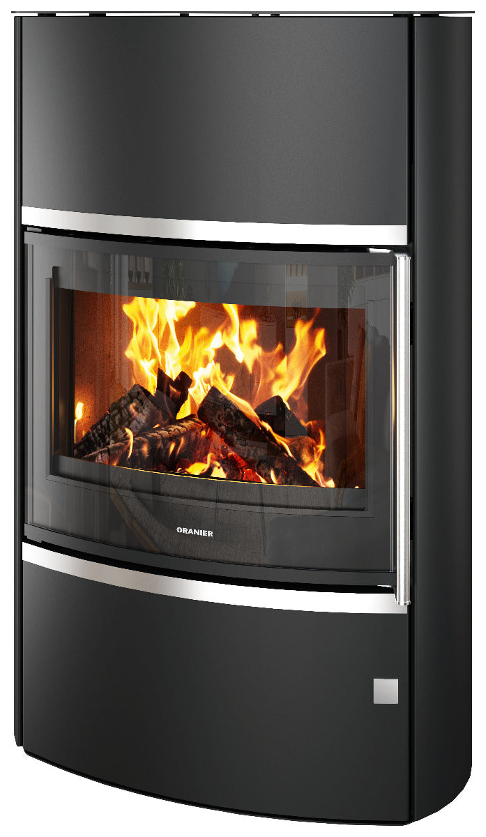 Oranier Kaminofen Feras W+ Stahl Schwarz | klimaworld.com