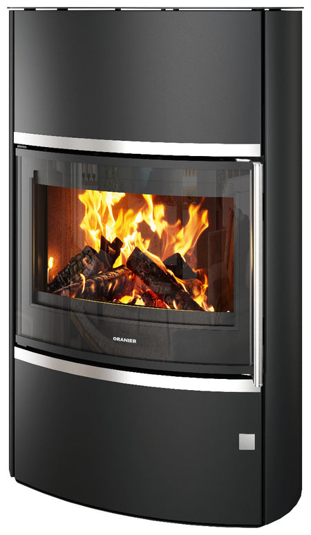 Oranier Kaminofen Feras W+ Stahl Schwarz | klimaworld.com