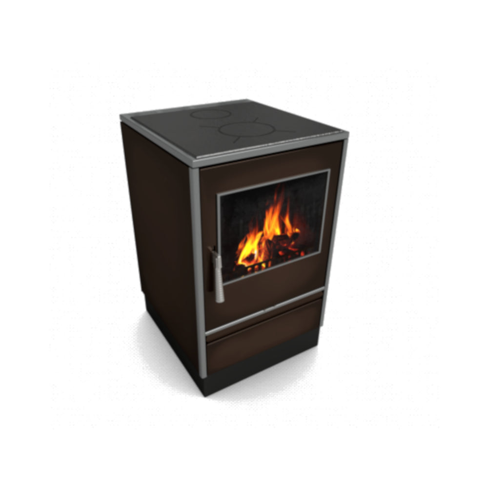 Glutos HHS 02 S Küchenherd mit Sichtscheibe 5,5 kW | klimaworld.com