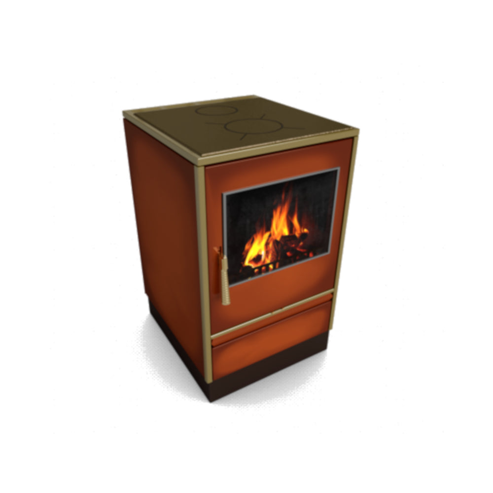 Glutos HHS 02 S Küchenherd mit Sichtscheibe 5,5 kW | klimaworld.com
