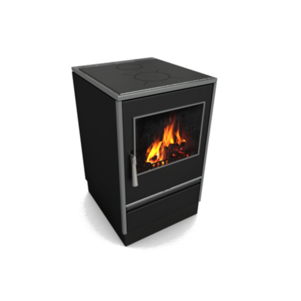 Glutos HHS 02 S Küchenherd mit Sichtscheibe 5,5 kW | klimaworld.com