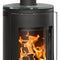 Justus | Kaminofen | Faro 2.0 | 6 kW | Stahl Schwarz, Top Glas