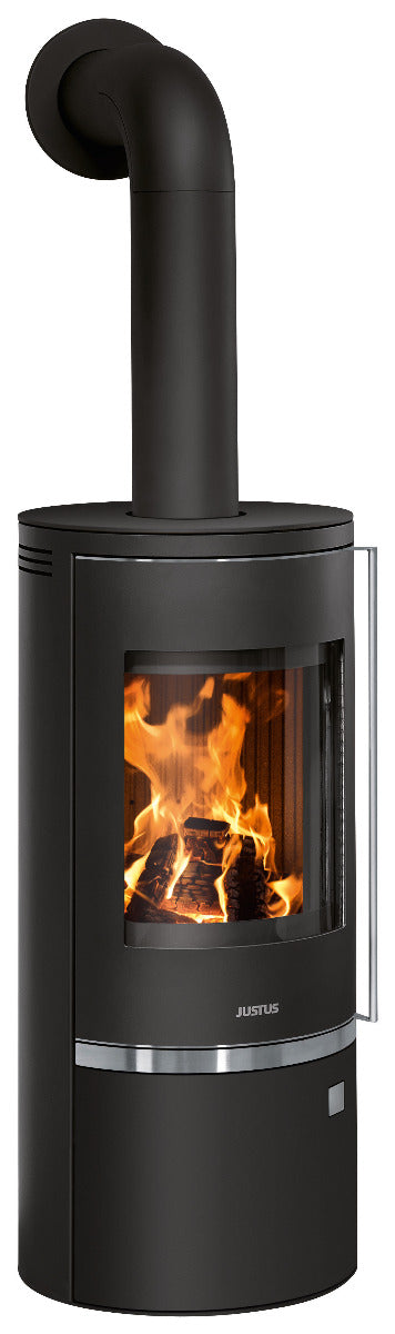 Justus Kaminofen Faro Top 2.0 Stahl Schwarz  | klimaworld.com