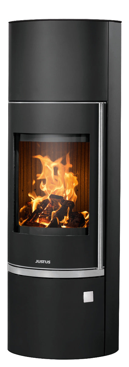 Justus Kaminofen Faro W+ 2.0 Stahl Schwarz | klimaworld.com