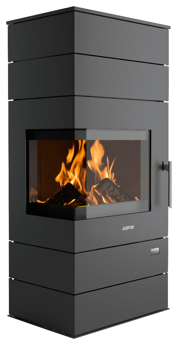 Justus Kaminofen Voga (W+) mit Speichersegment | klimaworld.com