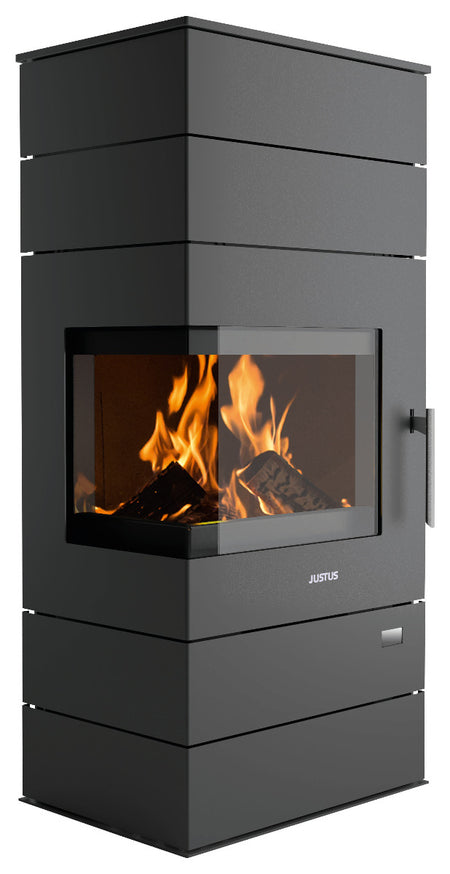 Justus Kaminofen Voga (W+) mit Speichersegment | klimaworld.com