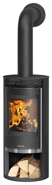 Oranier Kaminofen Rota 2.0 Stahl Schwarz | klimaworld.com