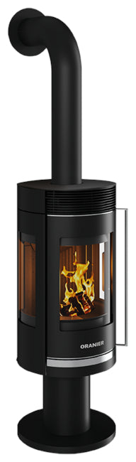 Oranier Kaminofen Rota Twist Stahl Schwarz | klimaworld.com