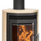 #Justus | Kaminofen | Usedom 5 D | 5,5 kW | Stahl Schwarz, Sandstein