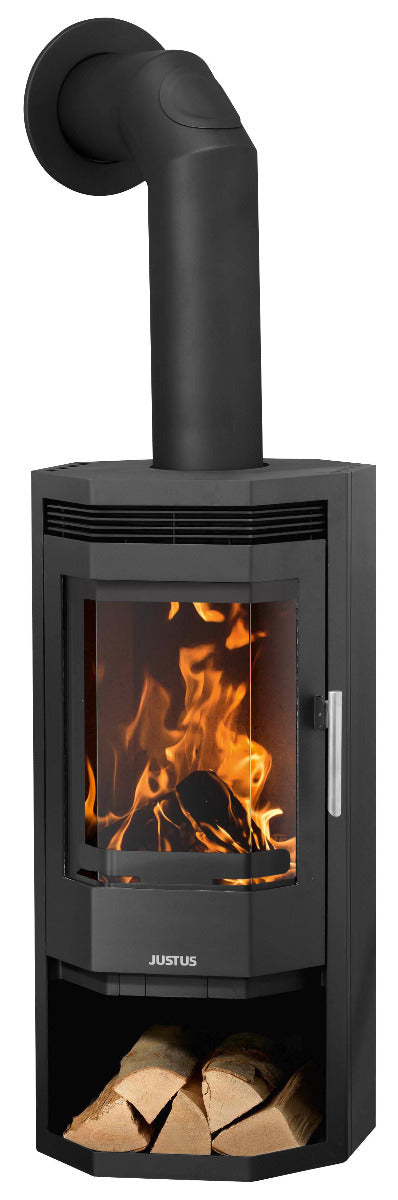 Justus Kaminofen Stahl Schwarz | klimaworld.com