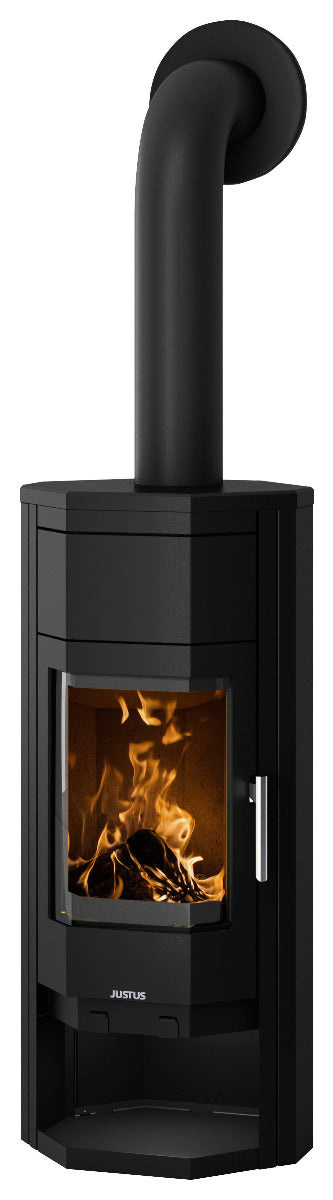 Justus Kaminofen Usedom 5 W+ 2.0 Stahl Schwarz | klimaworld.com