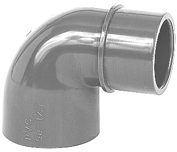 I-A 90° Winkel mit Klebeanschluss| 16 bar| Ø 40/50 x 50 mm| PLIMEX