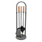 #KaminoFlam Kaminbesteck 3 teilig gussgrau ca. 70cm, grau