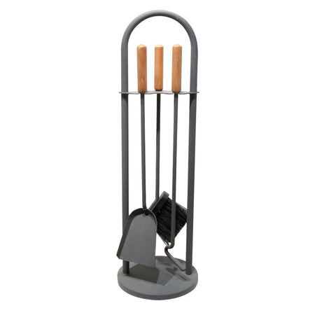 Kaminbesteck 3 teilig gussgrau ca. 70cm 
