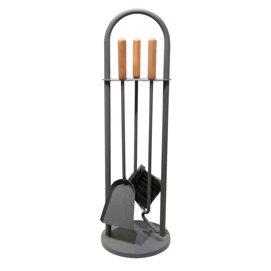 Kaminbesteck 3 teilig gussgrau ca. 70cm 