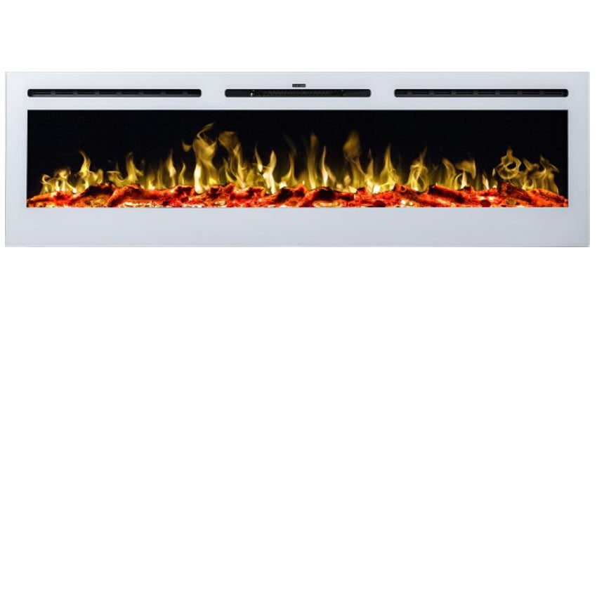 Aflamo LED Elektrokamin | Majestic 72 weiß