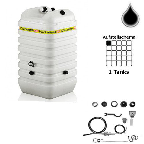 ROTEX Variosafe Heizöltank im Tank 1x600 L + Grundpaket ANK VSF