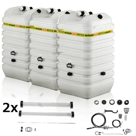 ROTEX Variosafe Heizöltank im Tank 3x 750 L + Grundpaket ANK+2xB2, Aufstellvariante VSF (Öltanks)