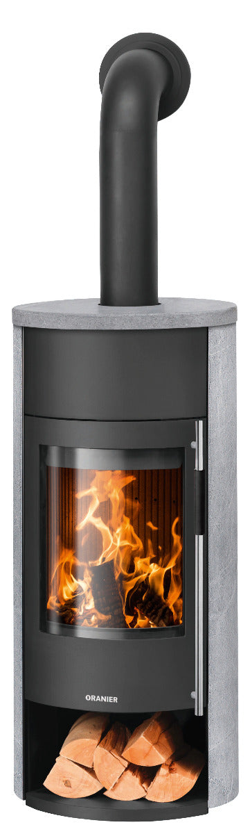 Oranier Kaminofen Polar Neo Aqua Stahl Schwarz, Speckstein | klimaworld.com