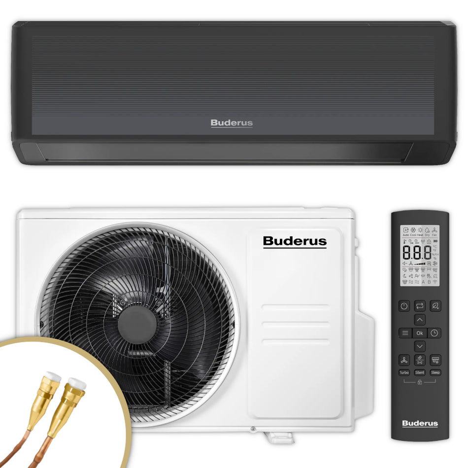 Buderus Split Klimaanlage Logacool AC186i.3 | Schwarz | Klimaworld.com