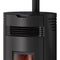 Justus | Pelletofen | Norta | 8 kW | Stahl Schwarz