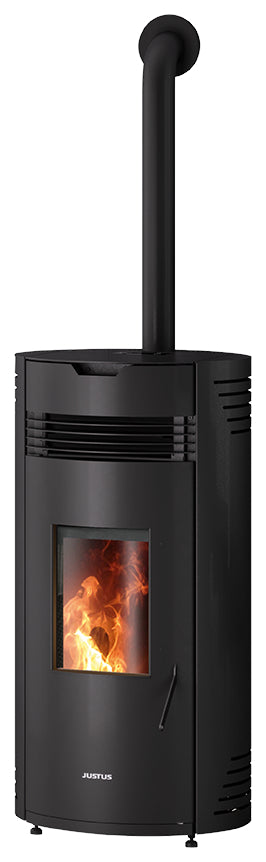Justus Pelletofen Norta Stahl Schwarz | klimaworld.com