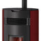 Justus | Pelletofen | Norta | 8 kW | Bordeauxrot
