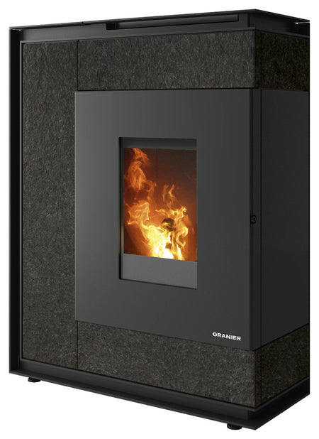 Oranier Pelletofen Boreas 2 Sintered Stone Schiefer | klimaworld.com