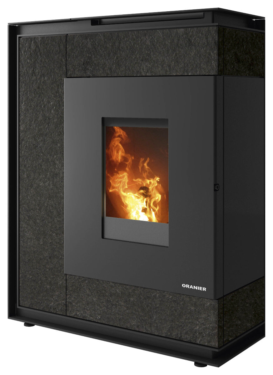 Oranier Pelletofen Boreas 2 Sintered Stone Schiefer | klimaworld.com
