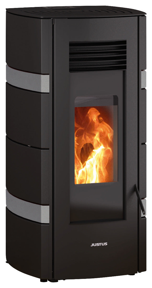 Justus Pelletofen Sia conStone Betongrau | klimaworld.com