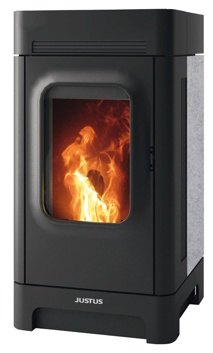 Justus Pelletofen Canis Speckstein mit LAS Anschluss | klimaworld.com