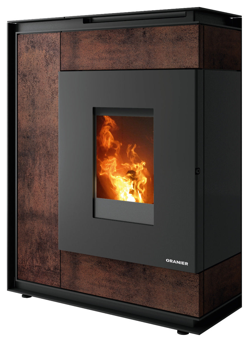 Oranier Pelletofen Boreas Aqua sintered stone Korten | klimaworld.com