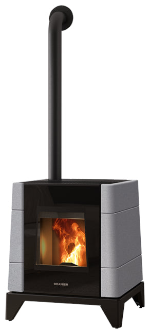 Oranier Pelletofen Pio conStone Beton | klimaworld.com