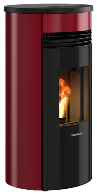 Oranier Pelletofen Sando 50 Bordeauxrot | klimaworld.com