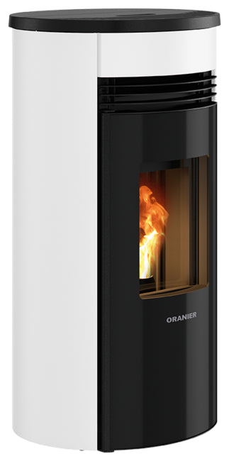 Oranier Pelletofen Sando 50 Seidenweiß | klimaworld.com