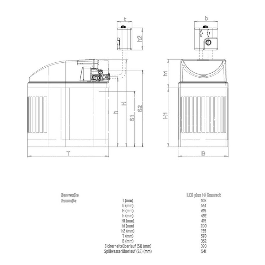 Enthärtungsanlage | SYR LEX Plus 10 Connect | Wasserenthärter | Klimaworld.com