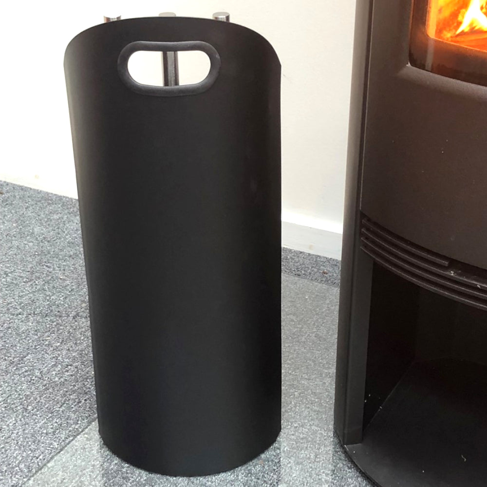 TermaTech | Kaminbesteck mit Metallständer | schwarz