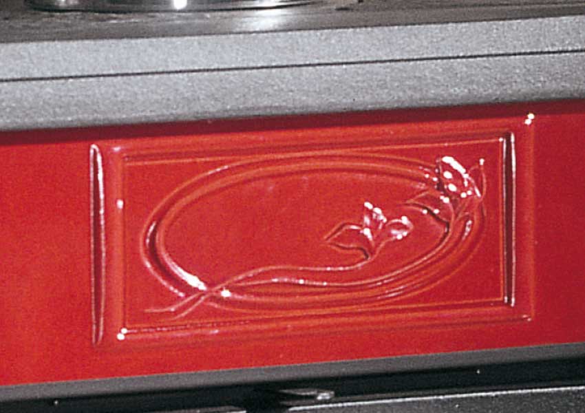 La Nordica Wasserführender Kaminofen TermoRosella Plus D.S.A 13,5kW Bordeaux 