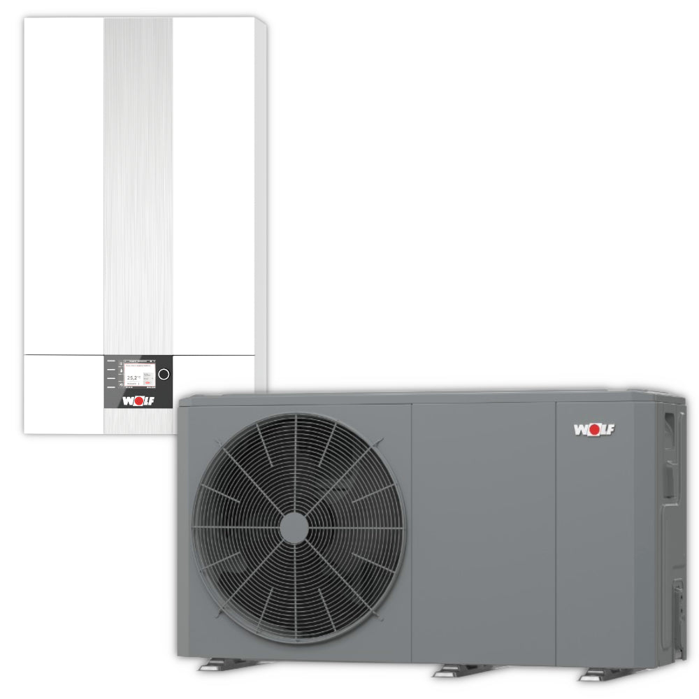 WOLF | Luft/Wasser-Wärmepumpe | FHA-08/10 Monoblock mit E-Heizelement