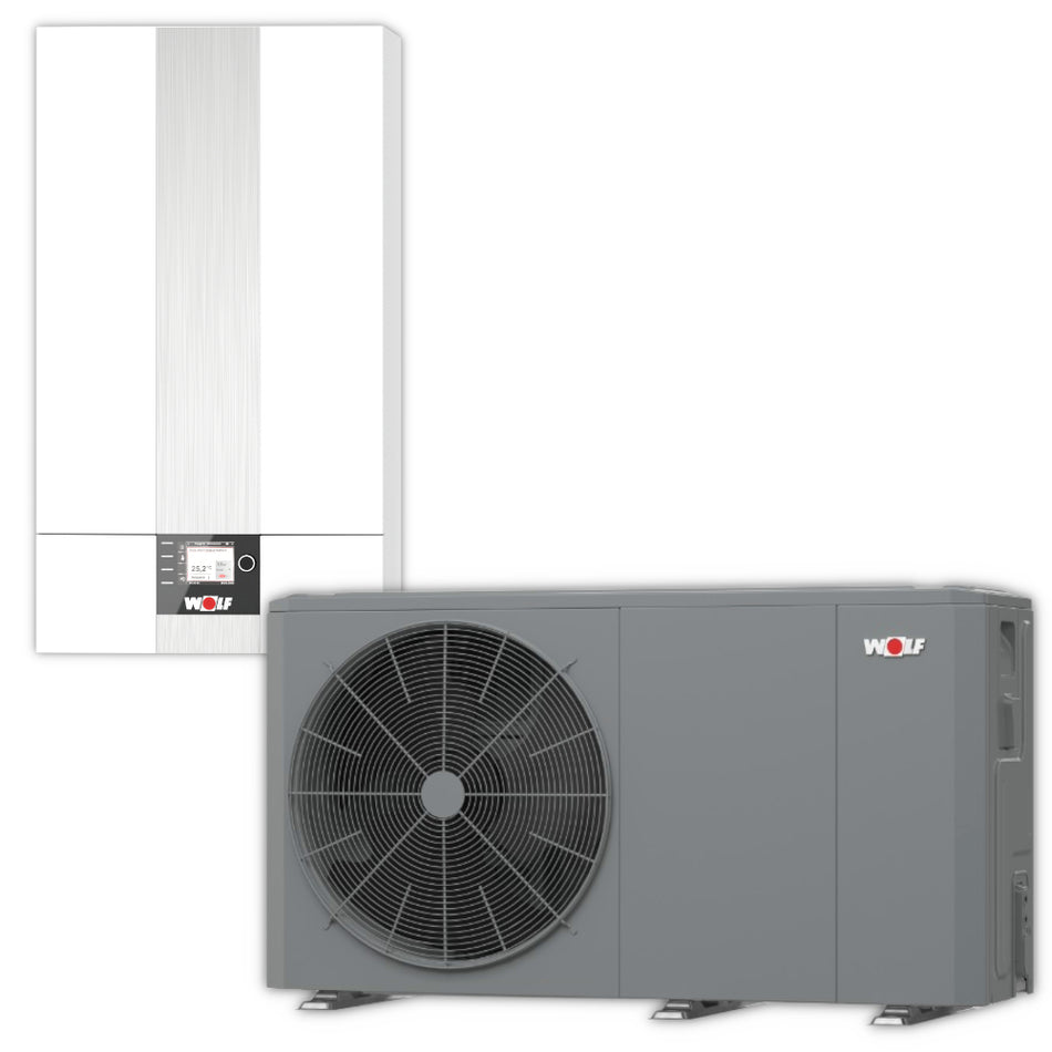 WOLF | Luft/Wasser-Wärmepumpe | FHA-11/14 Monoblock mit E-Heizelement