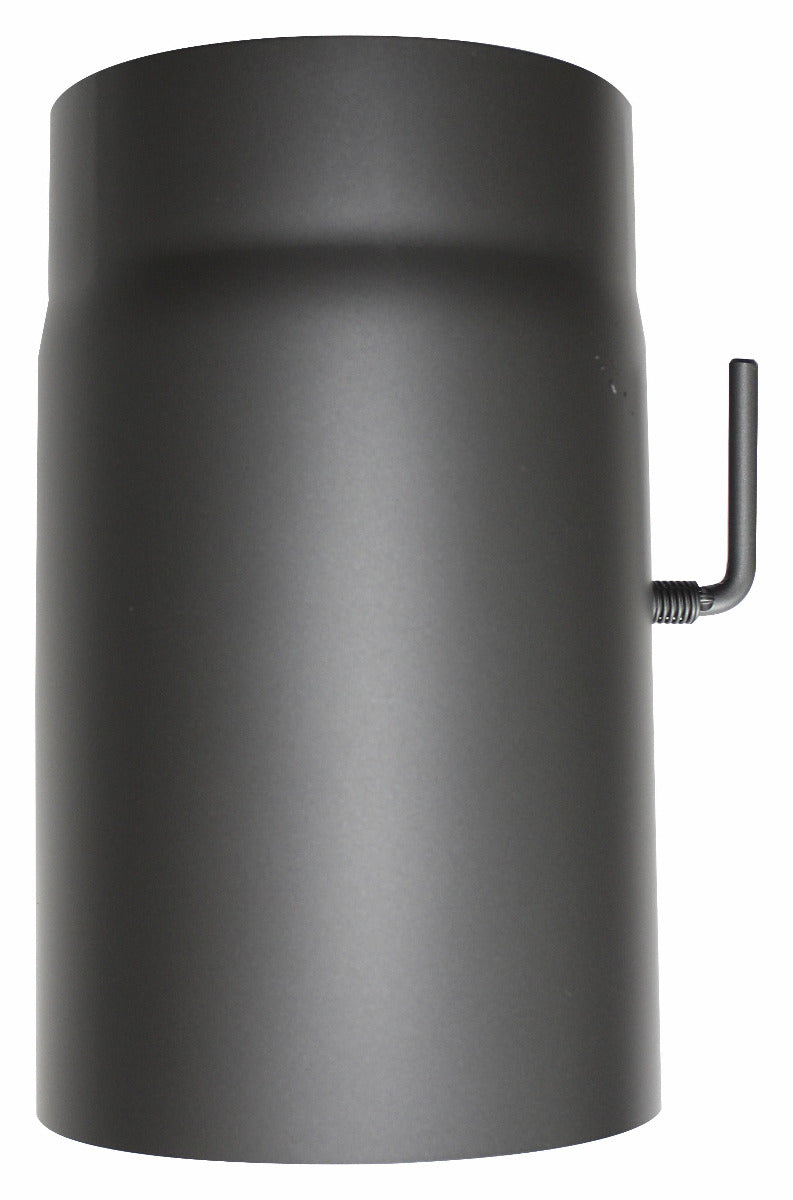 Justus | Rauchrohr ⌀ 150 inkl. Klappe | 250 mm | Stahl Gussgrau