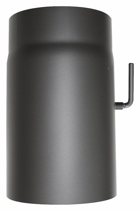 Justus | Rauchrohr ⌀ 150 inkl. Klappe | 250 mm | Stahl Gussgrau