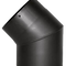 Justus | Rohrbogen 45° | Stahl Schwarz