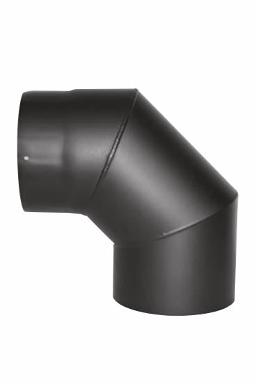 Justus | Rohrbogen 90° | Stahl Schwarz