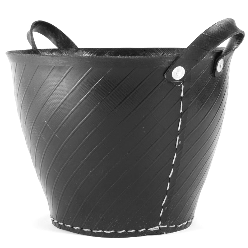 TermaTech | Holzeimer ''Reifen'' | 280×400 mm | Schwarz