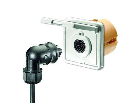 Wielanddose mit Stecker