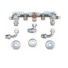 Montageanschlussplatte für Speicheranschluss komplett für Erd- und Flüssiggas, für Unterputz, Nr.994