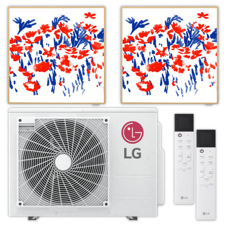 LG Multisplit Klimaanlage Set ARTCOOL GALLERY | 2,6 kW + 2,6 kW | Klimaworld.com